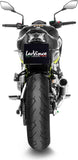 Tubo De Escape Sin Homologación Acústica Lv Corsa Titano Fondo Acero - Leovince Compatible Con Kawasaki Z 900 A2 (2018-2024)