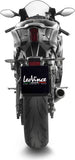 Tubo De Escape Sin Homologación Acústica Lv Corsa Carbono Fondo Acero - Leovince Compatible Con Yamaha Yzf-R6 (2006-2021)