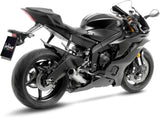 Tubo De Escape Sin Homologación Acústica Lv Corsa Titano Fondo Acero - Leovince Compatible Con Yamaha Yzf-R6 (2006-2021)