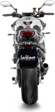 Tubo De Escape Sin Homologación Acústica Lv Corsa Acero Negro Fondo Acero - Leovince Compatible Con Yamaha Mt-10 - Sp (2016-2020)