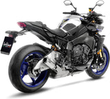 Tubo De Escape Sin Homologación Acústica Lv Corsa Titano Fondo Acero - Leovince Compatible Con Yamaha Mt-10 - Sp (2016-2020)