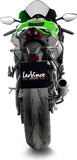 Tubo De Escape Sin Homologación Acústica Lv Corsa Carbono Fondo Acero - Leovince Compatible Con Kawasaki Zx 10R Ninja (2021-2024)