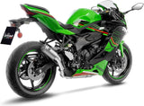 Tubo De Escape Sin Homologación Acústica Lv Corsa S Titano Fondo Acero - Leovince Compatible Con Kawasaki Zx 4Rr Ninja (2024-2026)