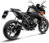 Tubo De Escape Sin Homologación Acústica Lv Corsa S Acero Negro Fondo Acero - Leovince Compatible Con Ktm 990 Duke - R (2024-2026)