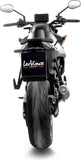 Tubo De Escape Sin Homologación Acústica Lv Corsa S Acero Negro Fondo Acero - Leovince Compatible Con Ktm 990 Duke - R (2024-2026)