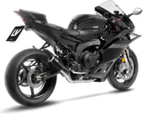 Sistema De Escape Completo Sin Catalizador Y Sin Homologación Acústica Lv Corsa Acero Negro Fondo Acero - Leovince Compatible Con Yamaha Yzf-R9 900 (2025-2026)