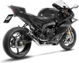Sistema De Escape Completo Sin Catalizador Y Sin Homologación Acústica Lv Corsa Carbono Fondo Acero - Leovince Compatible Con Yamaha Yzf-R9 900 (2025-2026)