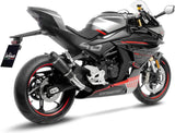 Tubo De Escape Sin Homologación Acústica Gp Corsa Evo Carbono - Leovince Compatible Con Cfmoto 450 Ss - Sr (2023-2024)