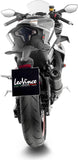 Tubo De Escape Sin Homologación Acústica Gp Corsa Evo Carbono - Leovince Compatible Con Cfmoto 450 Ss - Sr (2023-2024)