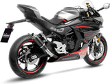 Tubo De Escape Sin Homologación Acústica Gp Corsa Carbono - Leovince Compatible Con Cfmoto 450 Ss - Sr (2023-2024)