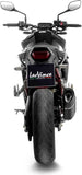 Tubo De Escape Con Homologación Acústica Lv-14 R Acero Negro Fondo Carbono - Leovince Compatible Con Honda Cb 750 Hornet (2023-2024)