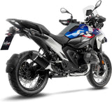 Tubo De Escape Con Homologación Acústica Lv-14 Acero Negro Fondo Carbono - Leovince Compatible Con Bmw R 1300 Gs (2023-2026)