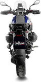 Tubo De Escape Con Homologación Acústica Lv-14 Acero Negro Fondo Carbono - Leovince Compatible Con Bmw R 1300 Gs (2023-2026)