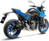 Sistema De Escape Completo Sin Catalizador Y Sin Homologación Acústica Lv-14 R Acero Negro Fondo Carbono - Leovince Compatible Con Suzuki Gsx 8R (2024)