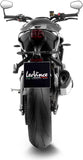 Sistema De Escape Completo Sin Catalizador Y Sin Homologación Acústica Lv-14 R Titano Fondo Carbono - Leovince Compatible Con Triumph Street Triple 765 A2 (2023-2024)