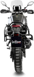 Tubo De Escape Con Homologación Acústica Lv-14 Acero Negro Fondo Carbono - Leovince Compatible Con Yamaha Ténéré 700 Rally (2021-2024)