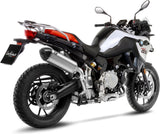 Tubo De Escape Con Homologación Acústica Lv-14 Acero Fondo Carbono - Leovince Compatible Con Bmw F 900 Gs - Adventure (2024-2026)