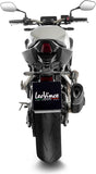 Sistema De Escape Completo Sin Catalizador Y Sin Homologación Acústica Lv-14 R Acero Negro Fondo Carbono - Leovince Compatible Con Honda Cbr 650 R (2019-2026)