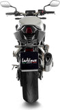 Sistema De Escape Completo Sin Catalizador Y Sin Homologación Acústica Lv-14 R Acero Fondo Carbono - Leovince Compatible Con Honda Cb 650 R Neo Sports Café (2019-2026)