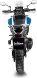 Tubo De Escape Con Homologación Acústica Lv-14 Acero Negro Fondo Carbono - Leovince Compatible Con Cfmoto 450 Mt (2025-2026)