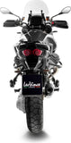 Exhaust Tip With Noise Certification Lv-14 Titanium Carbon Fiber End Cap - Leovince Compatible With Moto Guzzi Stelvio (2024-2026)