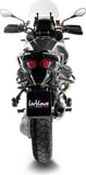 Tubo De Escape Con Homologación Acústica Lv-14 Acero Fondo Carbono - Leovince Compatible Con Moto Guzzi Stelvio (2024-2026)