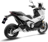 Tubo De Escape Sin Homologación Acústica Lv-14 R Acero Negro Fondo Carbono - Leovince Compatible Con Honda X-Adv 750 (2017-2024)