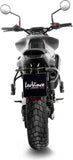 Tubo De Escape Con Homologación Acústica Lv-14 Acero Negro Fondo Carbono - Leovince Compatible Con Husqvarna Svartpilen 801 (2024-2026)