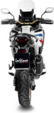 Tubo De Escape Con Homologación Acústica Lv-14 Acero Negro Fondo Carbono - Leovince Compatible Con Honda Crf 1100 L Africa Twin Adventure Sports (2024-2026)