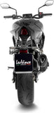 Tubo De Escape Con Homologación Acústica Lv-14 R Acero Negro Fondo Carbono - Leovince Compatible Con Honda Cb 1000 Hornet - Sp (2025-2026)