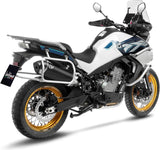 Tubo De Escape Con Homologación Acústica Lv-14 Acero Negro Fondo Carbono - Leovince Compatible Con Ktm 890 Adventure L A2 - R (2021-2026)