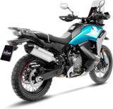 Tubo De Escape Sin Homologación Acústica Lv-14 Titano Fondo Carbono - Leovince Compatible Con Ktm 790 Adventure - R (2019-2020)