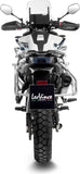 Tubo De Escape Con Homologación Acústica Lv-14 Titano Fondo Carbono - Leovince Compatible Con Ktm 890 Adventure L A2 - R (2021-2026)