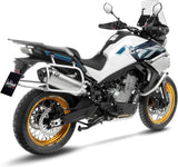 Tubo De Escape Con Homologación Acústica Lv-14 Acero Fondo Carbono - Leovince Compatible Con Ktm 890 Adventure L A2 - R (2021-2026)
