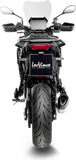 Sistema De Escape Completo Con Catalizador Y Homologación Acústica Lv-14 R Acero Fondo Carbono - Leovince Compatible Con Yamaha Tracer 9 (2021-2024)