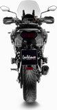 Tubo De Escape Con Homologación Acústica Lv-14 R Acero Fondo Carbono - Leovince Compatible Con Kawasaki Versys 1000 (2019-2024)