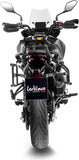 Tubo De Escape Sin Homologación Acústica Lv-14 Acero Negro Fondo Carbono - Leovince Compatible Con Benelli Trk 702 - X (2023-2024)