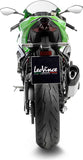 Tubo De Escape Sin Homologación Acústica Lv-14 R Titano Fondo Carbono - Leovince Compatible Con Kawasaki Zx 6R Ninja (2024-2026)