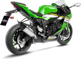 Tubo De Escape Con Homologación Acústica Lv-14 R Titano Fondo Carbono - Leovince Compatible Con Kawasaki Zx 6R Ninja (2019-2020)