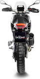 Tubo De Escape Sin Homologación Acústica Lv-14 Acero Negro Fondo Carbono - Leovince Compatible Con Aprilia Tuareg 660 (2022-2024)