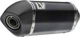 Exhaust Tip With Noise Certification Lv-14 Steel Black Carbon Fiber End Cap - Leovince Compatible With Triumph Tiger 1200 Gt (2022-2024)