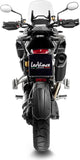 Exhaust Tip With Noise Certification Lv-14 Steel Black Carbon Fiber End Cap - Leovince Compatible With Triumph Tiger 1200 Gt (2022-2024)