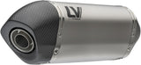 Exhaust Tip With Noise Certification Lv-14 Titanium Carbon Fiber End Cap - Leovince Compatible With Triumph Tiger 1200 Gt Explorer (2022-2024)