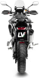 Exhaust Tip With Noise Certification Lv-14 Stainless Steel Carbon Fiber End Cap - Leovince Compatible With Triumph Tiger 900 Gt Pro (2024-2026)