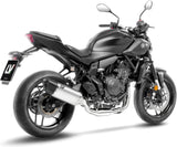 Sistema De Escape Completo Con Catalizador Y Homologación Acústica Lv-14 R Titano Fondo Carbono - Leovince Compatible Con Yamaha Mt-07 (2025-2026)