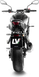 Tubo De Escape Sin Homologación Acústica Lv-14 R Titano Fondo Carbono - Leovince Compatible Con Yamaha Mt-07 (2021-2024)