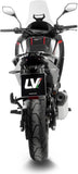 Tubo De Escape Sin Homologación Acústica Lv-14 Titano Fondo Carbono - Leovince Compatible Con Moto Morini X-Cape 700 (2025-2026)