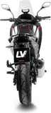 Exhaust Tip With Noise Certification Lv-14 Titanium Carbon Fiber End Cap - Leovince Compatible With Moto Morini X-Cape 700 (2025-2026)