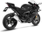 Sistema De Escape Completo Sin Catalizador Y Sin Homologación Acústica Lv-14 R Titano Fondo Carbono - Leovince Compatible Con Yamaha Yzf-R9 900 (2025-2026)