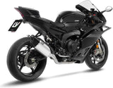 Sistema De Escape Completo Sin Catalizador Y Sin Homologación Acústica Lv-14 R Acero Fondo Carbono - Leovince Compatible Con Yamaha Yzf-R9 900 (2025-2026)